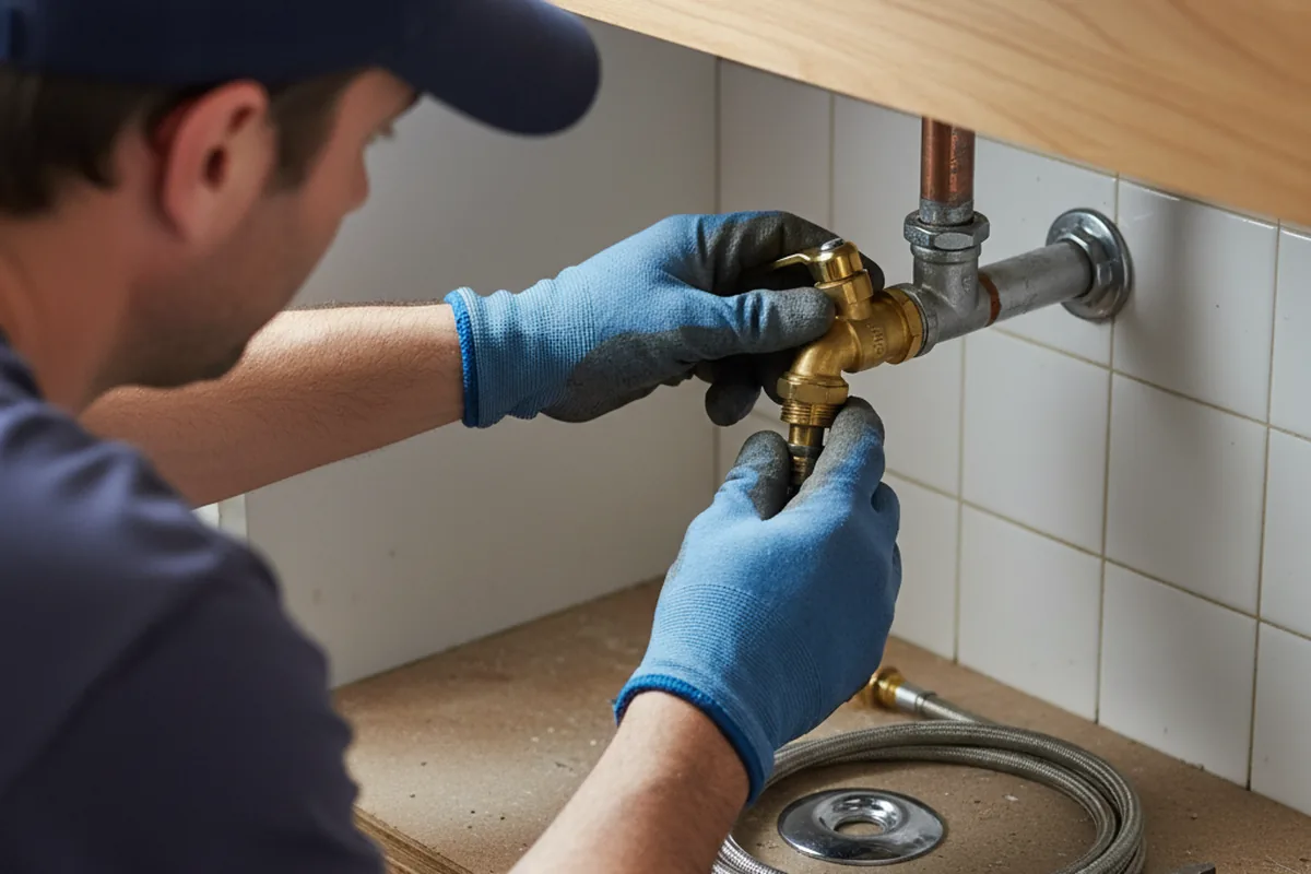 Shutoff valve and fitting work during Repiping in Tampa